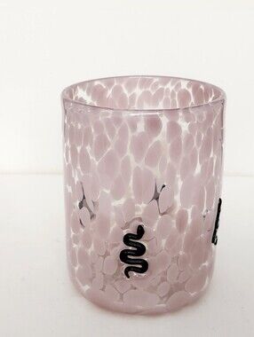 Anthropologie Halloween Mystic Icon Juice Glass - Snake - New